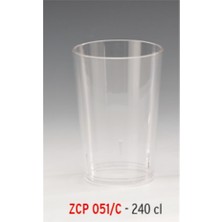 240 cl Polycarbonat Bardak (Düz)
