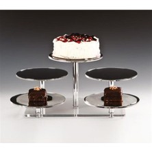 Dikdörtgen Altlı, 5'li Ayna Teşhir Standı