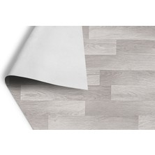 Brillant 2 Metre EN - DAR PARKE DESEN GRİ RENK - PVC Zemin Kaplama - Keçeli Kalın - Yer Döşemesi Mineflo