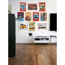 Retro Klasik Araba Mdf Dekoratif Tablo 10 Adet A4 Nostaljik Otomobil Tutkunlarına Özel Mdf Tablo ile Nostaljiyi Yakala! Kafe, Iş Yeri, Ev Dekorasyonunuza Ruh Katan Dekoratif Hediyelik Tablolar