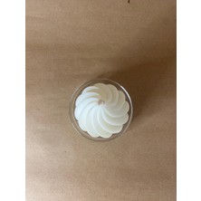 Arche Botanicals Dekoratif Spiral  Beyaz Vanilya Kokulu Soya Mumu