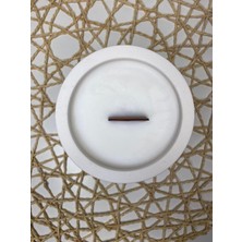 Arche Botanicals Beton Kap Ahşap Fitilli Paçuli Kokulu %100 Soya Mumu