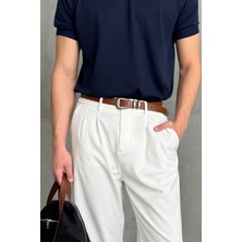 Erkek %100 Deri Old Money Kemer