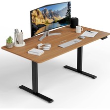 Ofisimi Uprise Yükseklik Ayarlı Masa | Çift Motorlu | Güçlü-Dengeli-Stabil (Nevada Ceviz) - 140 Cm