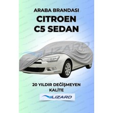 ByLizard Citroën C5 Sedan Uyumlu Lüks Araba Brandası Miflonlu Branda Oto Çadır Örtü