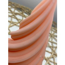Arche Botanicals Vanilya Kokulu Spiral Dekoratif Soya Mumu - Turuncu