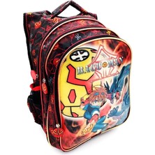 Lüx Okul Sırt Çantası Üç Gözlü Ortopedik Ilk Öğretim Erkek 40x29x21 Cm