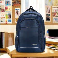 Teknotrust Çok Gözlü Su Geçirmez Suluklu Ortopedik Sırt Seyehat Spor Günlük Okul Çantası