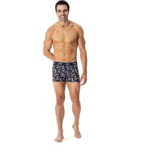 U.S. Polo Assn. Erkek 3'lü Boxer Seti Bordo/baskılı/gri Melanj