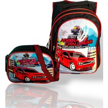 Cars Erkek Çocuk Ilkokul Sırt Çantası Ve Beslenme Çantası Seti