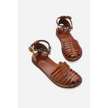 Corridor Italy - Günlük Kadın  Deri Sandalet