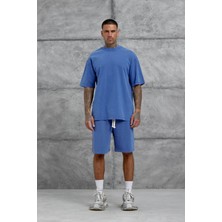 Nomarc Mavi Basic Oversize Tshirt