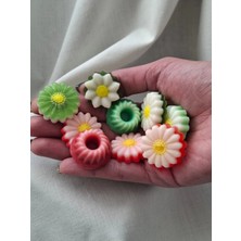 Yucca Gift Mini Sabun Seti Vanilya Kokulu 15'li Papatya (4 adet mini gül sabun hediyeli)