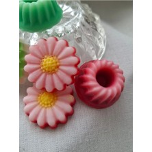 Yucca Gift Mini Sabun Seti Vanilya Kokulu 15'li Papatya (4 adet mini gül sabun hediyeli)