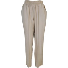 24Y332 Sentez Ağaç Kabuğu Desen Yazlık Pantolon