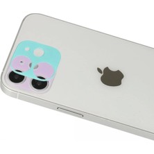 Newface Iphone 12 Rainbow Kamera Lens Koruma Cam - Yeşil Mrayd