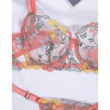 Yavruağzıı Balenli Dantelli Bralet Takımı