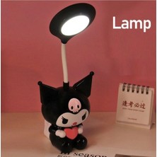Sanrio Kawai Kuromi LED Şarzlı Çocuk Odası Masa Lambası