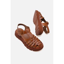 Corridor Italy - Günlük Kadın  Deri Sandalet