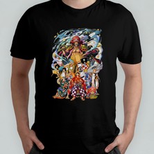 Pixxa One Piece Unisex %100 Pamuklu Bisiklet Yaka T-Shirt Model 12