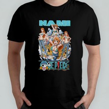 Pixxa One Piece Nami Unisex %100 Pamuklu Bisiklet Yaka T-Shirt Model 2