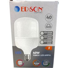 Ed-Son 40 W LED Ampül E 27 6500 K Beyaz Işık (2 adet)
