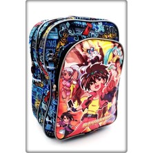 Okul Sırt Çantası Üç Gözlü Ortopedik Ilk Öğretim Erkek 39x30x20 Cm