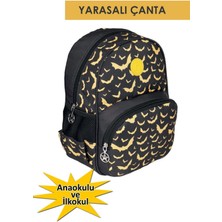 Yarasa Desenli Anaokulu Ve Ilkokul Başlangıç Çantası Anaokul Ilkokul Çanta