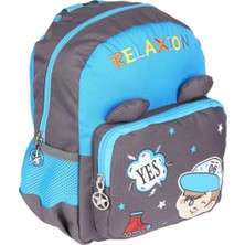 Erkek Çocuk Desenli Çok Gözlü Su Koyma Bölümlü Anaokulu Sırt Çanta