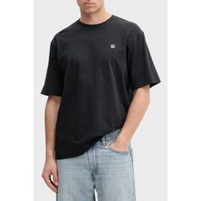 Hugo % 100 Pamuk Relaxed Fit Bisiklet Yaka Logolu T Shirt Erkek T Shirt 50539052 001