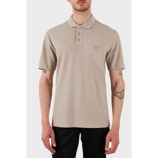 Armani Exchange % 100 Pamuk Regular Fit Düğmeli Polo Yaka T Shirt Erkek Polo Yaka T Shirt XM000356 AF12758 U6154