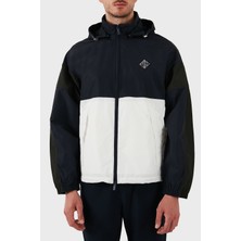 Armani Exchance Renk Bloklu Regular Fit Çıkarılabilir Kapüşonlu Ceket Erkek Ceket XM000190 AF12012 MB071