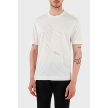 Emporio Armani  Pamuklu Regular Fit Bisiklet Yaka T Shirt Erkek T Shirt EM001023 AF13747 M6091