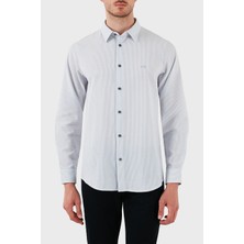 Armani Exchange % 100 Pamuk Regular Fit Uzun Kollu Gömlek Erkek Gömlek XM000429 AF13141 MB004