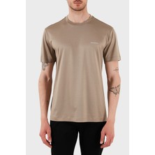 Emporio Armani  Pamuk Karışımlı Regular Fit Bisiklet Yaka Logolu T Shirt Erkek T Shirt 8N1TD8 1juvz U6167