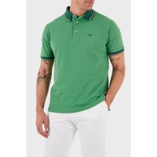 Etro % 100 Pamuk Regular Fit Şerit Detaylı Düğmeli Polo Yaka T Shirt Erkek T Shirt MRMD0016 AJ266 V0931