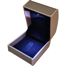 Işıklı Elegance Yüzük & Alyans Kutusu Vizon