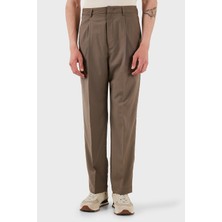 Emporio Armani Hafif Yün Regular Fit Normal Bel Düz Paça Pantolon Erkek Pantolon EM001211 AF13821 U6195