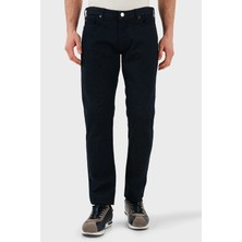 Emporio Armani Streç Pamuklu Slim Fit Normal Bel Düz Paça Jeans Erkek Kot Pantolon EM000121 AF14121 MB001
