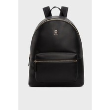 Tommy Hilfiger Logolu Ayarlanabilir Çift Askılı Sırt Çantası Bayan Sırt Çantası Aw0aw17163 Bds