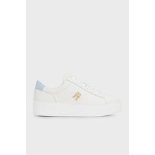 Tommy Hilfiger Deri Platform Sneaker Ayakkabı Bayan Ayakkabı FW0FW08464 0lh