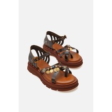 Corridor Italy - Günlük Kadın  Deri Sandalet