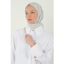 Soft Kraş Eşarp Buhar Gri