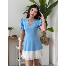 Nidam Butik Safe Kalp Detaylı Elbise