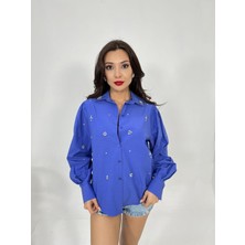 Nidam Butik 6871 Gömlek-Mor