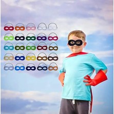 Süper Kahraman Maskeleri 10'lu Set Eva Maske, Doğum Günü, Okul Etkinliği ve Kostüm Partileri