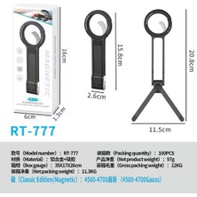 Alaşım Telefon Tripodu Karabina Monte iPhone Taşınabilir Çift Taraflı Manyetik Tripod Masa Montaj Telefon Kolu Tutucu