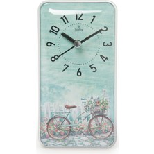 Galaxy Dikdörtgen Duvar Saati - Renkli - 17x9 cm