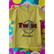 Dükkan 07 Kız Çocuk T-Shirt Pul Işlemeli