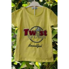 Dükkan 07 Kız Çocuk T-Shirt Pul Işlemeli